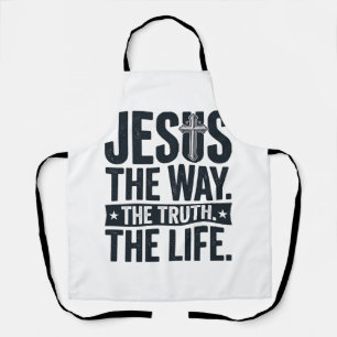 Delantal Camiseta Cristiana Jesús El Camino La Verdad La Vi