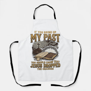 Delantal Camiseta Cristiano Mi Pasado Jesús Retiró Los Carg
