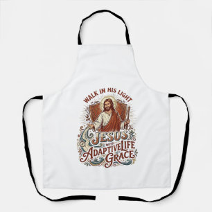 Delantal Camiseta de ánimo de discapacidad de Jesús Inspira