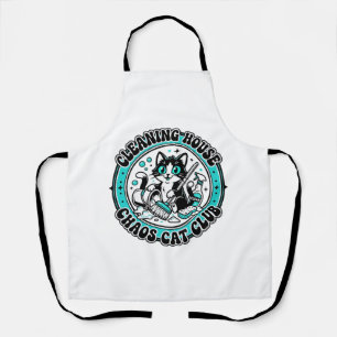 Delantal Camiseta de Arte para Amantes de Gatos - Limpiar C