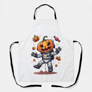 Delantal Camiseta de Astronauta de Calabaza � Explorador Es