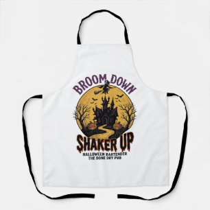 Delantal Camiseta de bartender de Halloween Taberna embruja