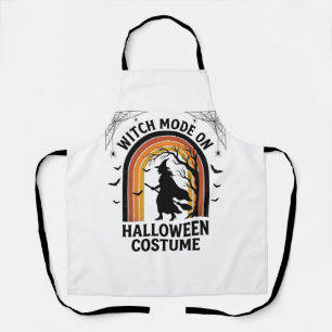 Delantal Camiseta de Bruja de Halloween Disfraz Divertido G