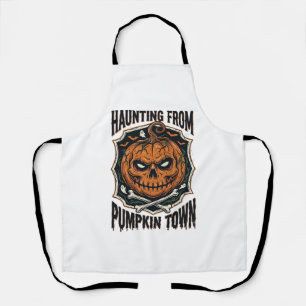 Delantal Camiseta de calabaza de Halloween vintage Jack O L