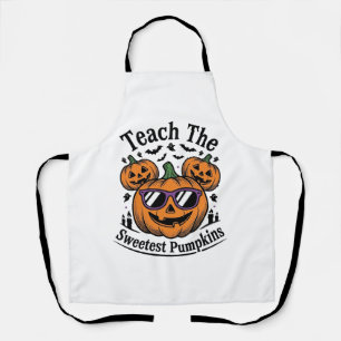 Delantal Camiseta De Calabaza De Maestro Diseño Lindo De Cl