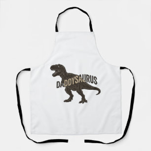 Delantal Camiseta de diseño de grabado vintage de dinosauri