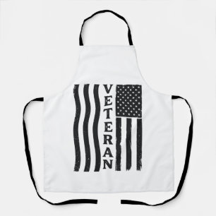 Delantal Camiseta de diseño vectorial vintage de la bandera