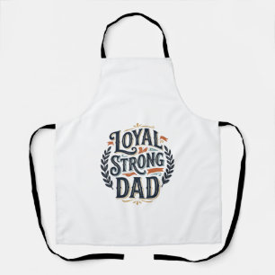 Delantal Camiseta de diseño vintage de grabado de papá fuer