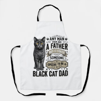 Delantal Camiseta de diseño vintage de grabado de Papá Gato