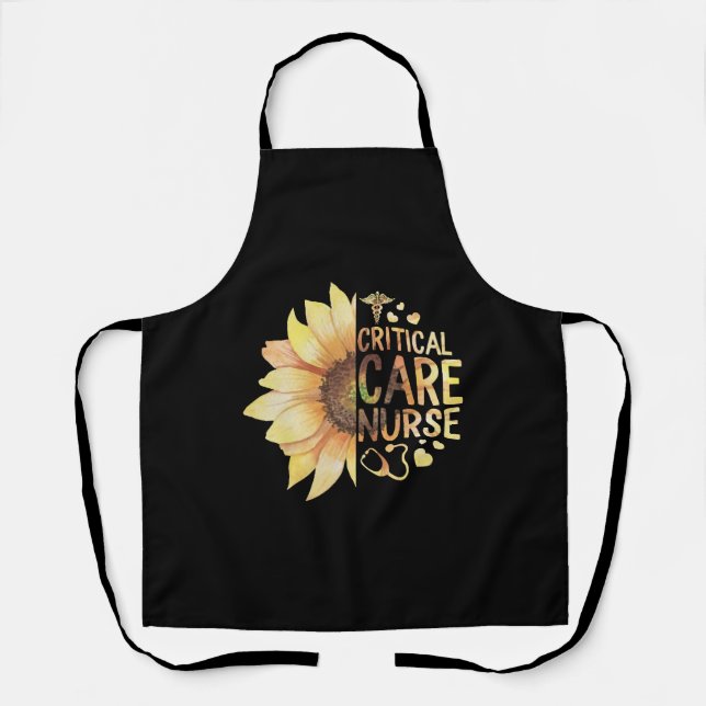 Delantal Camiseta de enfermeras de atención crítica, regalo (Anverso)
