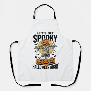 Delantal Camiseta de espantapájaros de calabaza Gráfico vin