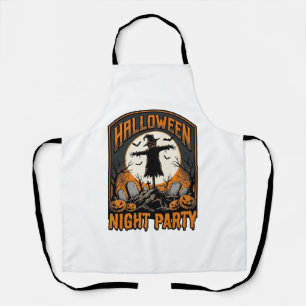 Delantal Camiseta de espantapájaros de Halloween Fiesta de