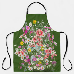 Delantal Camiseta de flores silvestres de Cosmos
