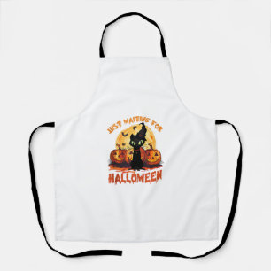 Delantal Camiseta de gato de Halloween - Trick o Trek Kitty