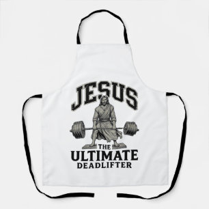 Delantal Camiseta de gimnasio vintage de Jesús levantador d