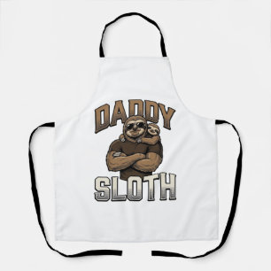 Delantal Camiseta de grabado vintage de familia divertida D