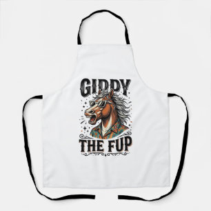 Delantal Camiseta de grabado vintage divertida The Fup Hors