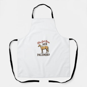 Delantal Camiseta de grabado vintage para amante de caballo