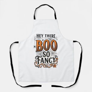 Delantal Camiseta de Halloween Boo Grabado Vintage Espeluzn