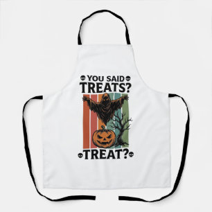 Delantal Camiseta de Halloween de Fantasma con Castigo y Pu