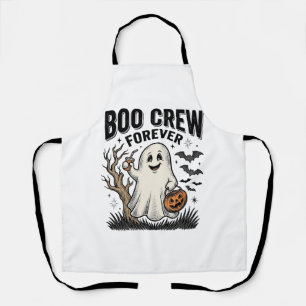 Delantal Camiseta de Halloween Fantasma Vintage Boo Crew Fo
