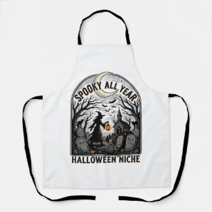 Delantal Camiseta de Halloween todos los días Diseño espelu