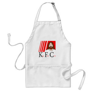 DELANTAL  CAMISETA DE KFC CRISTO