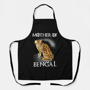 Delantal Camiseta de Madre de Gato de Bengala