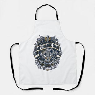 Delantal Camiseta de mecánico del día del padre Dad diverti