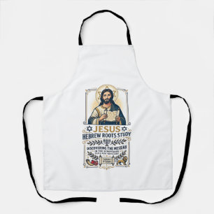 Delantal Camiseta de nerd de idiomas bíblicos hebreos grieg