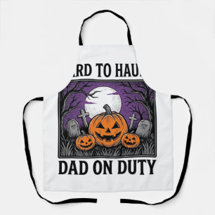 Delantal Camiseta de Papá de Halloween Difícil de Asustar D