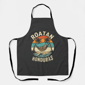 Delantal Camiseta de Perezoso de Roatán Honduras
