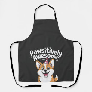 Delantal Camiseta de perro de cumpleaños Corgi absolutament