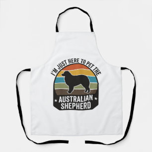 Delantal Camiseta de perro vintage para amante de Australia