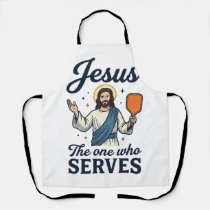 Delantal Camiseta de pickleball de Jesús El que Sirve