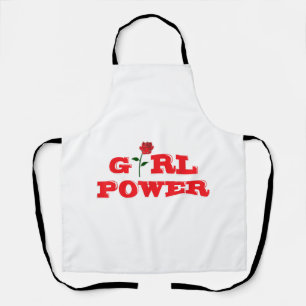 Delantal Camiseta de poder chica - Mujeres increíbles femin