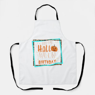 Delantal Camiseta de regalo de cumpleaños de Halloween, cum