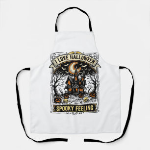 Delantal Camiseta de sentimiento de Halloween Diseño de cas