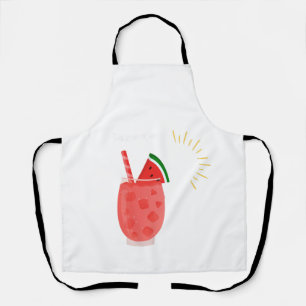 Delantal Camiseta de verano, diseño de jugo fresco