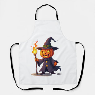 Delantal Camiseta del Mago de Calabaza � Hechicero Mágico d