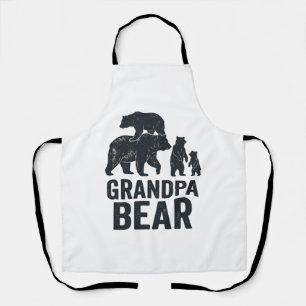 Delantal Camiseta del oso de la familia del abuelo Oso Grab
