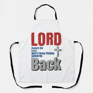 Delantal Camiseta Diseño De Fe Cristiana Protegeme Señor_1