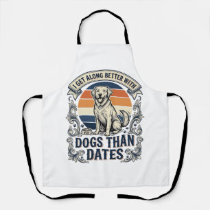 Delantal Camiseta divertida para amante de perros cita de g