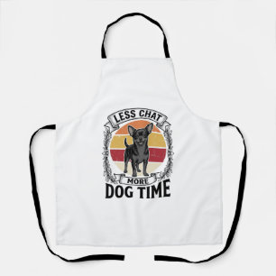 Delantal Camiseta divertida para amantes de perros Grabado