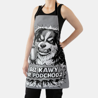 Delantal Camiseta divertida para mujer de perro - No te ace