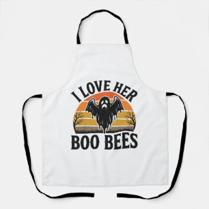 Delantal Camiseta divertida vintage de Halloween con abeja 