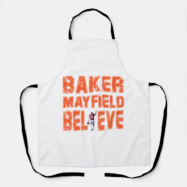 Delantal Camiseta esencial para Guay de Baker Mayfield Esse (Anverso)