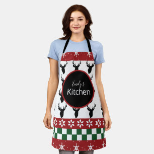 Delantal Camiseta Fea de Navidad Suéter Feo Fair Isle