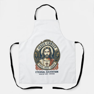 Delantal Camiseta gráfica de aseo masculino de Jesús Barber