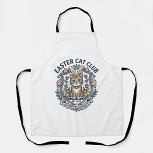 Delantal Camiseta gráfica de gato de Pascua - Easter Cat Cl